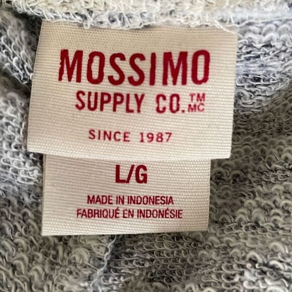 Space Dyed French Terry Lace Trim Shorts sz L - Picture 4 of 6